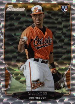 2013 Bowman - Silver Ice #128 L.J. Hoes Front