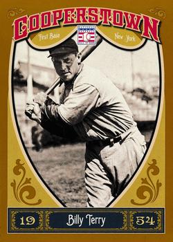 2013 Panini Cooperstown #40 Bill Terry Front