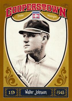 2013 Panini Cooperstown #7 Walter Johnson Front