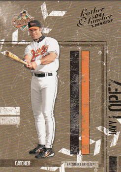 2004 Donruss Leather & Lumber #19 Javy Lopez Front