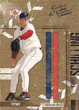 2004 Donruss Leather & Lumber #24 Curt Schilling Front