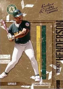 2004 Donruss Leather & Lumber #109 Rickey Henderson Front