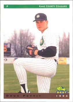 1993 Classic Best Kane County Cougars #15 Doug Pettit Front