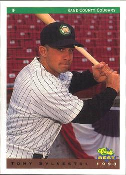 1993 Classic Best Kane County Cougars #21 Tony Sylvestri Front