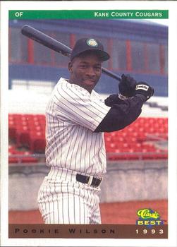 1993 Classic Best Kane County Cougars #24 Pookie Wilson Front