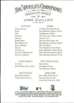 2008 Topps Allen & Ginter #79 Jose Guillen Back