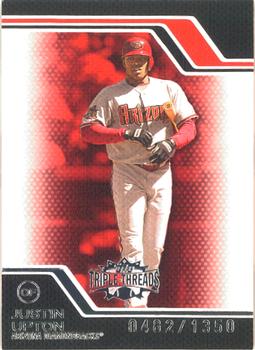 2008 Topps Triple Threads #241 Justin Upton Front