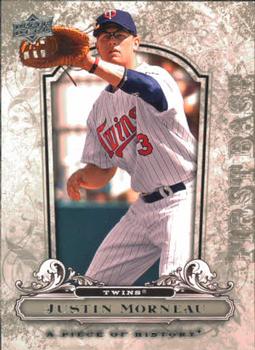 2008 Upper Deck A Piece of History #56 Justin Morneau Front
