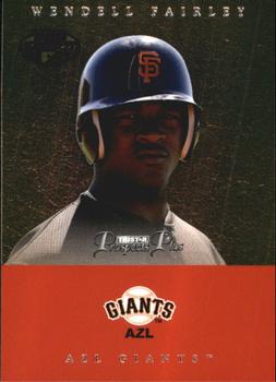 2007 TriStar Prospects Plus #29 Wendell Fairley Front