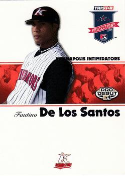 2008 TriStar PROjections #76 Fautino De Los Santos Front