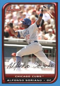 2008 Bowman - Blue #75 Alfonso Soriano Front