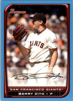 2008 Bowman - Blue #94 Barry Zito Front