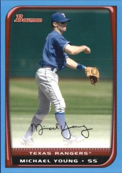 2008 Bowman - Blue #118 Michael Young Front