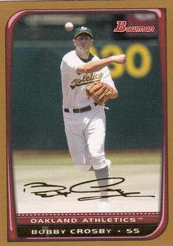 2008 Bowman - Gold #92 Bobby Crosby Front
