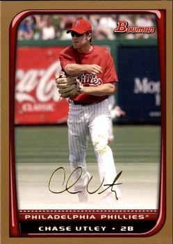 2008 Bowman - Gold #125 Chase Utley Front