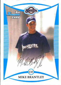 2008 Bowman - Prospects #BP38 Mike Brantley Front
