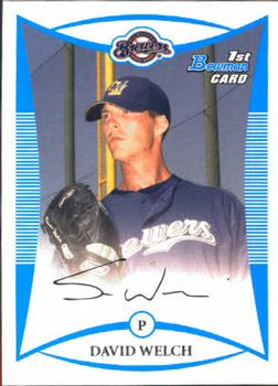 2008 Bowman - Prospects #BP66 David Welch Front