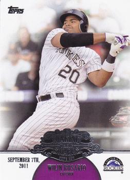 2013 Topps - Making Their Mark #MM-10 Wilin Rosario Front