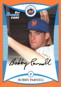 2008 Bowman - Prospects Orange #BP10 Bobby Parnell Front