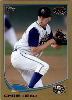 2013 Topps Pro Debut - Gold #135 Chris Reed Front