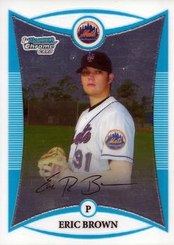 2008 Bowman - Chrome Prospects #BCP39 Eric Brown Front