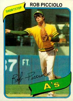 1980 Topps #158 Rob Picciolo Front