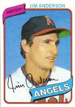 1980 Topps #183 Jim Anderson Front