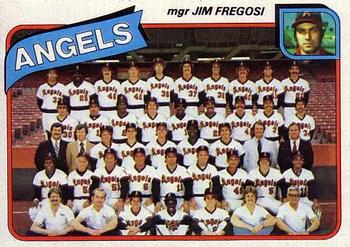 1980 Topps #214 California Angels / Jim Fregosi Front