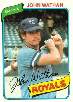 1980 Topps #547 John Wathan Front