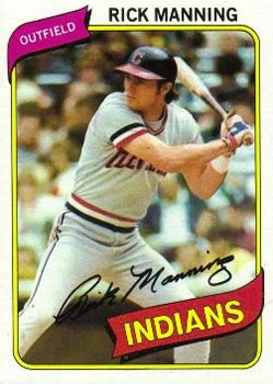 1980 Topps #564 Rick Manning Front