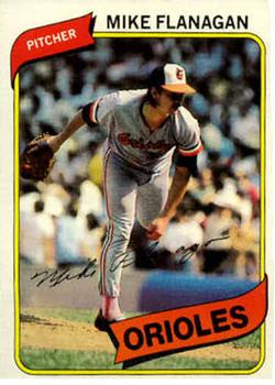 1980 Topps #640 Mike Flanagan Front