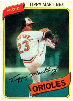 1980 Topps #706 Tippy Martinez Front