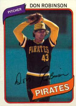 1980 Topps #719 Don Robinson Front