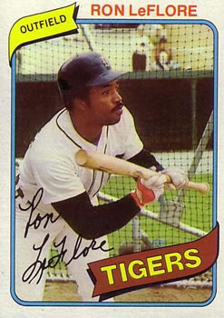 1980 Topps #80 Ron LeFlore Front