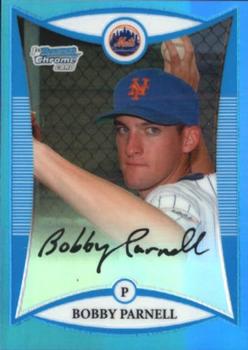 2008 Bowman - Chrome Prospects Blue Refractors #BCP10 Bobby Parnell Front