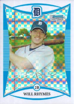 2008 Bowman - Chrome Prospects X-Fractor #BCP108 Will Rhymes Front