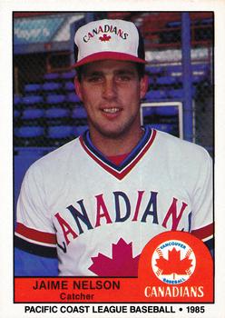 1985 Cramer Vancouver Canadians #221 Jamie Nelson Front