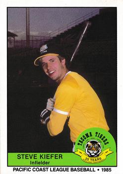 1985 Cramer Tacoma Tigers #139 Steve Kiefer Front