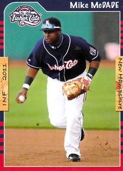 2011 Grandstand New Hampshire Fisher Cats #NNO Mike McDade Front