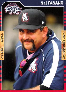 2011 Grandstand New Hampshire Fisher Cats #NNO Sal Fasano Front