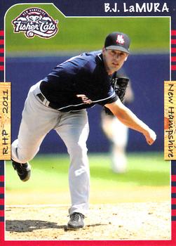2011 Grandstand New Hampshire Fisher Cats #NNO B.J. LaMura Front