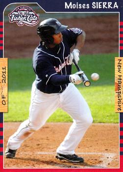 2011 Grandstand New Hampshire Fisher Cats #NNO Moises Sierra Front