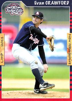 2011 Grandstand New Hampshire Fisher Cats #NNO Evan Crawford Front