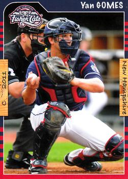 2011 Grandstand New Hampshire Fisher Cats #NNO Yan Gomes Front