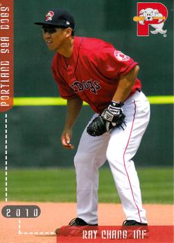 2010 Grandstand Portland Sea Dogs #NNO Ray Chang Front