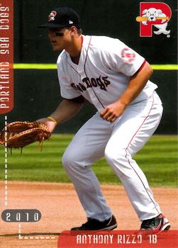 2010 Grandstand Portland Sea Dogs #NNO Anthony Rizzo Front
