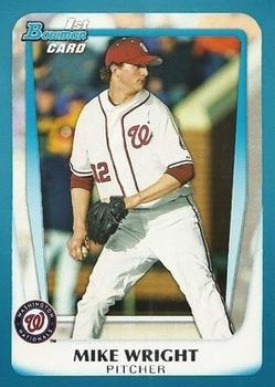2011 Bowman Draft Picks & Prospects - Prospects Blue #BDPP11 Mike Wright Front