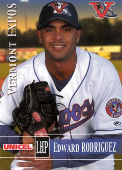 2005 Grandstand Vermont Expos #NNO Edward Rodriguez Front