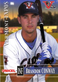 2005 Grandstand Vermont Expos #NNO Brandon Conway Front