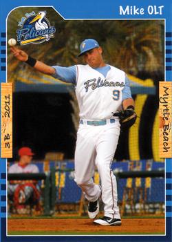 2011 Grandstand Myrtle Beach Pelicans #NNO Mike Olt Front